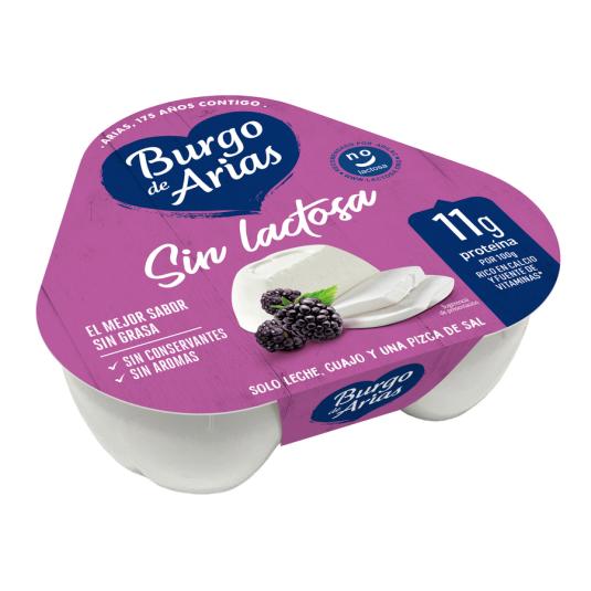 QUESO BURGOS MINI SIN LACTOSA , 216G ARIAS