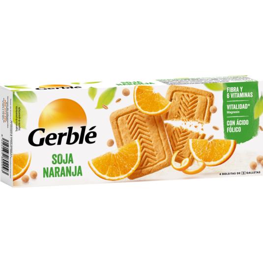 GALLETAS DE SOJA Y NARANJA, 280G GERBLE
