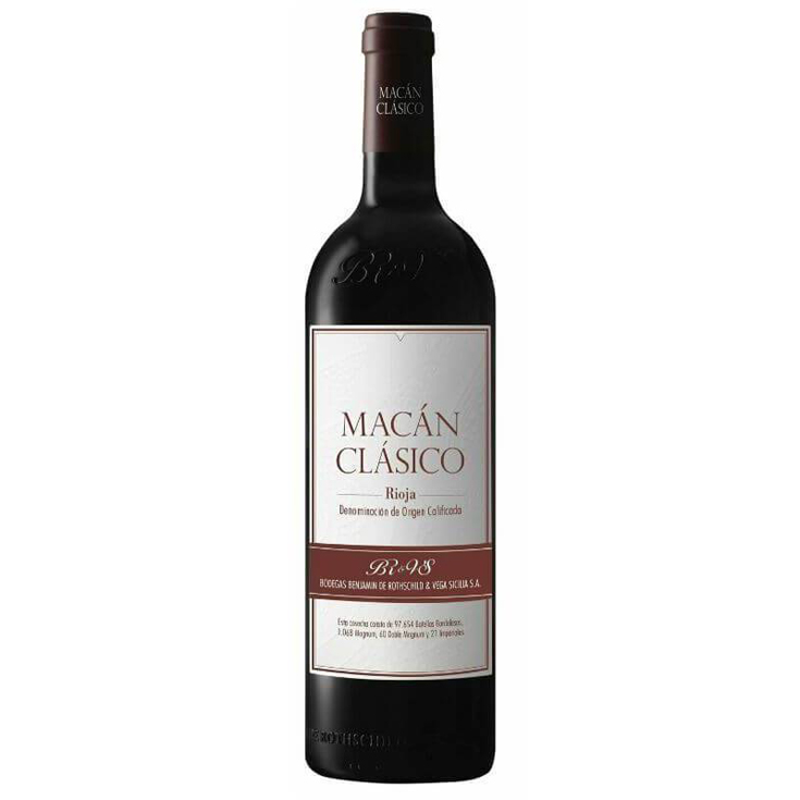 VINO CLASICO TINTO D.O. RIOJA,750 ML MACAN