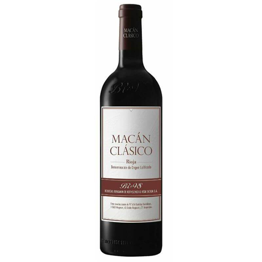 VINO CLASICO TINTO D.O. RIOJA,750 ML MACAN