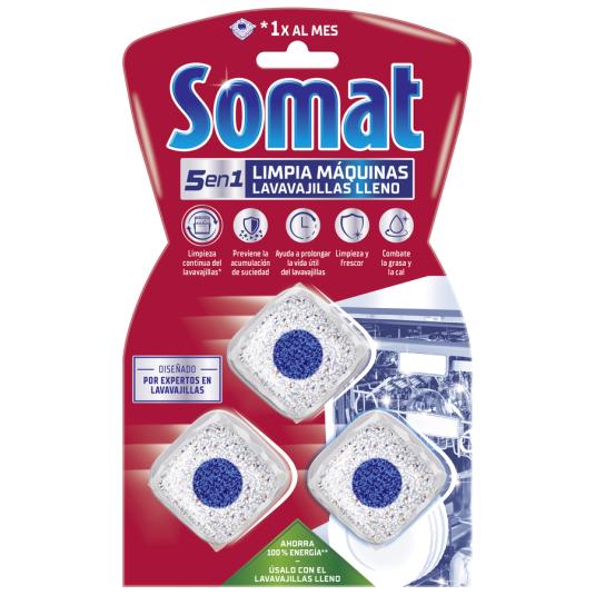 LIMPIA MAQUINAS CON LAVAVAJILLAS LLENO, 3UD SOMAT