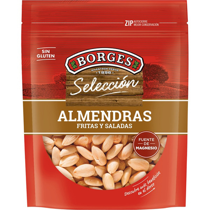 ALMENDRA COMUNA FRITAS SAL , 160G BORGES