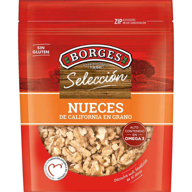 NUEZ EN GRANO CALIFORNIA, 130G BORGES