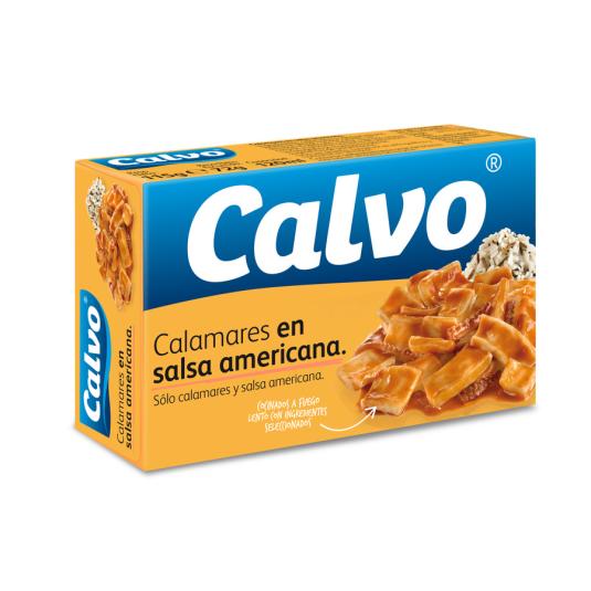 CALAMARES EN SALSA AMERICANA, 115G CALVO