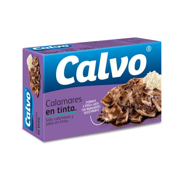 CALAMARES EN TINTA, 115G CALVO