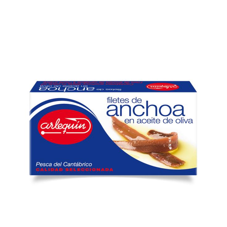 FILETE DE ANCHOA EN ACEITE DE OLIVA, 30G ARLEQUIN