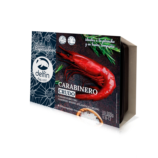 CARABINERO 8/12 PIEZAS/ESTUCHE, 300G DELFIN