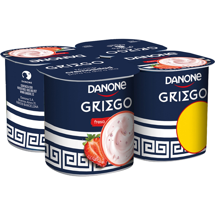 DANONE GRIEGO FRESA X 4x110 DANONE