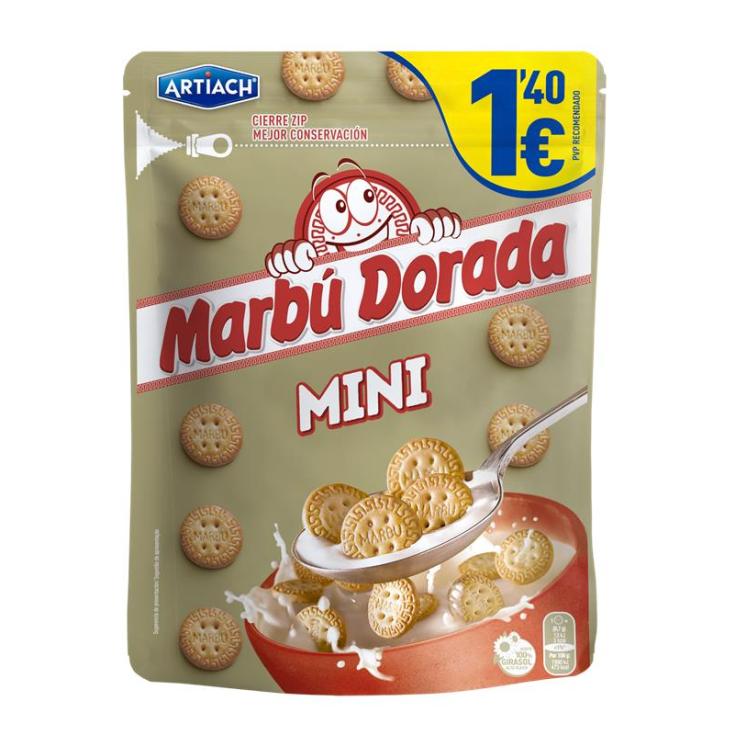 GALLETAS MINI MARBU DORADA, 190GR ARTIACH