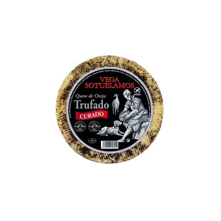 QUESO OVEJA CURADO CON TRUFA, KG VEGA SOTUELAMOS