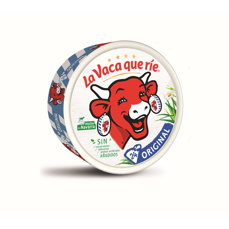 QUESITOS PORCIONES 24P, 380G VACA QUE RIE