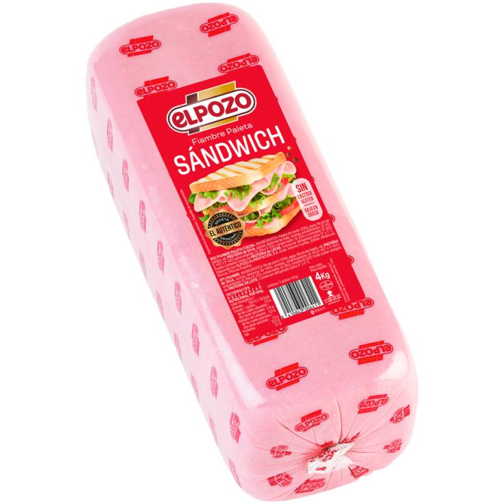 FIAMBRE DE PALETA COCIDA SANDWICH, KG EL POZO