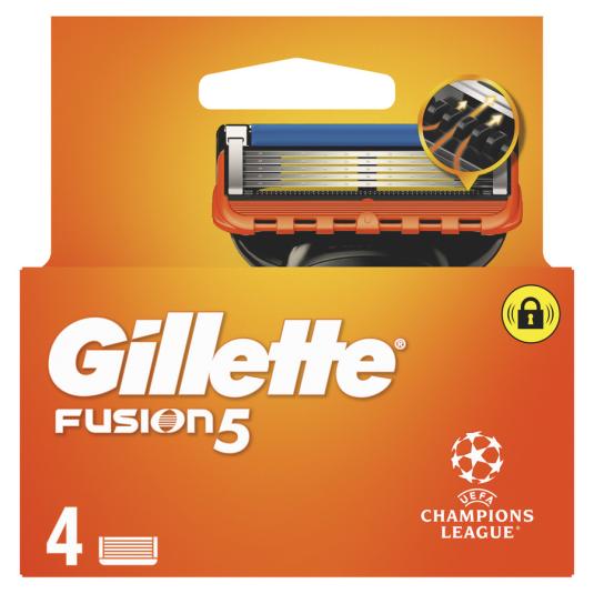 RECAMBIO FUSION5 MANUAL, 4 UD GILLETTE