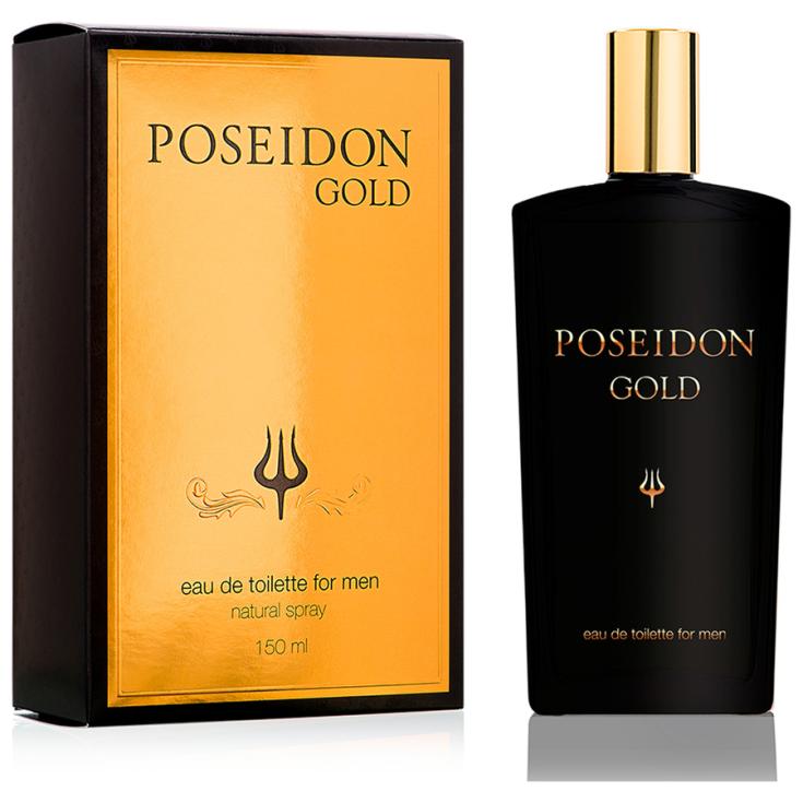 GOLD EAU DE TOILETTE MASCULINA NATURAL SPRAY, 150 ML POSEIDO