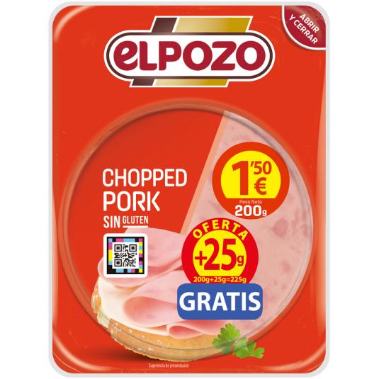 CHOPPED PORK, 225G EL POZO