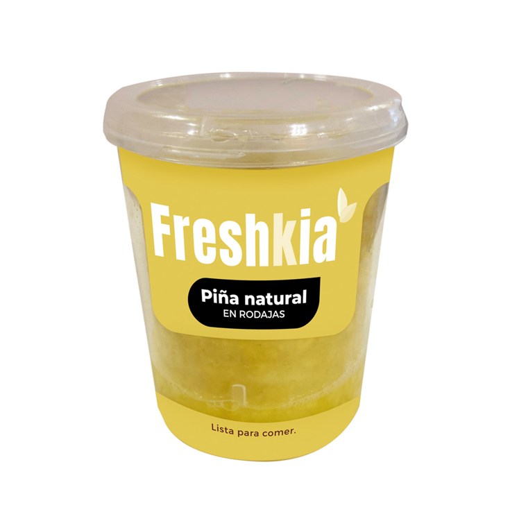 PIÑA NATURAL EN RODAJAS, 475 GR FRESHKIA