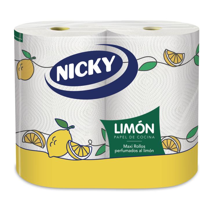 PAPEL COCINA DECORADO MAXI LIMON,2ROLLOS NICKY