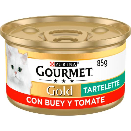 GOLD TARTELETTE BUEY TOMATE, 85 GR PURINA ONE