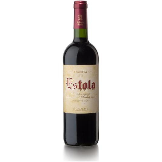 VINO TINTO RESERVA D.O.LA MANCHA, 750ML ESTOLA