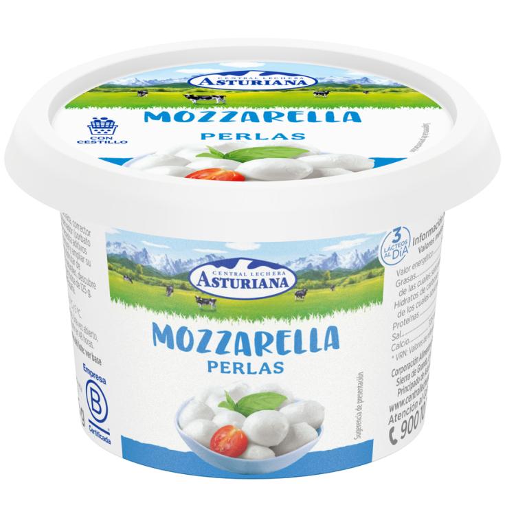 PERLAS MOZZARELLA , 125G FLOR DE BURGOS 