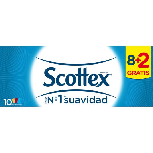 PAÑUELOS BLANCOS 3 CAPAS SUPER SUAVES SCOTTEX
