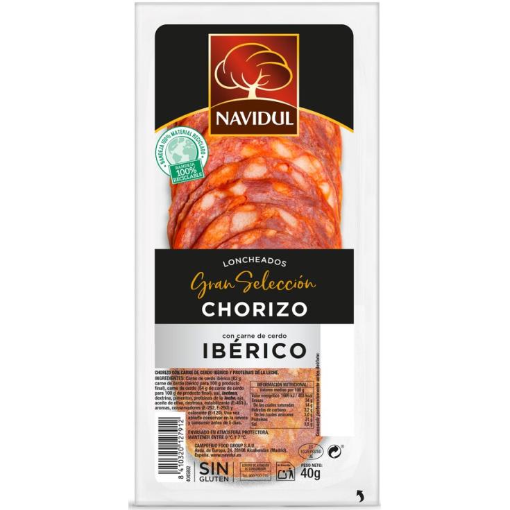 CHORIZO IBERICO, 40G NAVIDUL