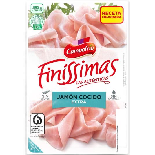 JAMON COCIDO LONCHAS FINISIMAS , 115G CAMPOFRIO