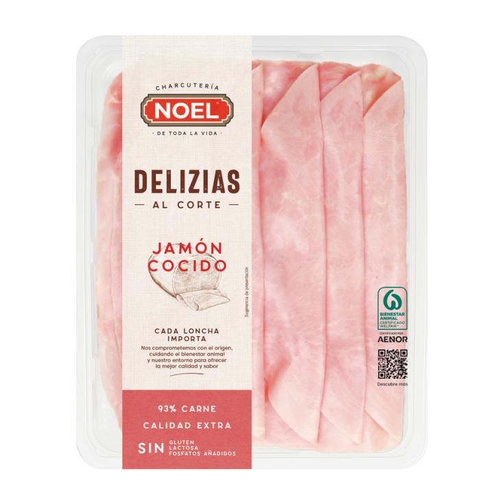 DELIZIAS JAMON COCIDO, 120G NOEL
