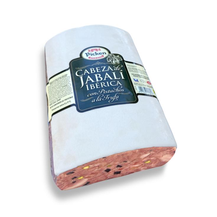 CABEZA DE JABALI IBERICA CON PISTACHOS, KG PICKEN