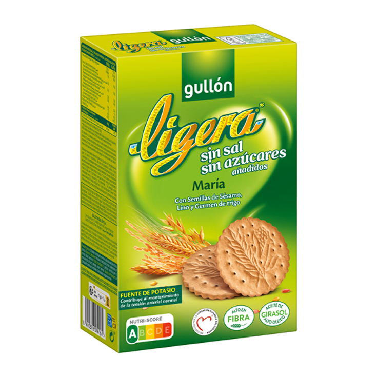 GALLETAS MARIA LIGERA, 400GR GULLON