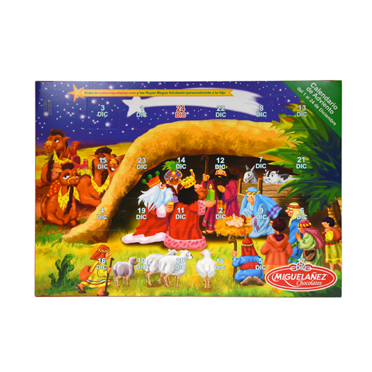 CALENDARIO DE ADVIENTO, 75G MIGUELAÑEZ