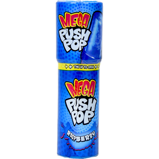 CARAMELO PUSH POP MEGA, 30G TOPPS