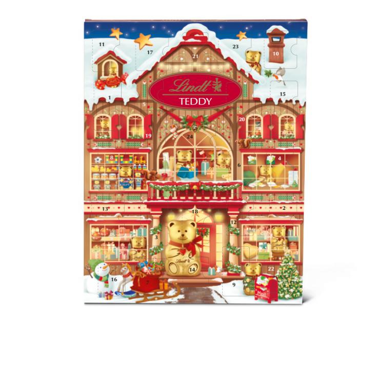 CALENDARIO ADVIENTO OSITO TEDDY, 146G LINDT