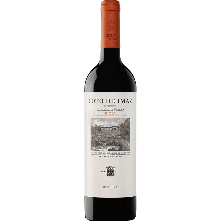 VINO TINTO IMAZ RESERVA D.O. RIOJA, 750 ML EL COTO