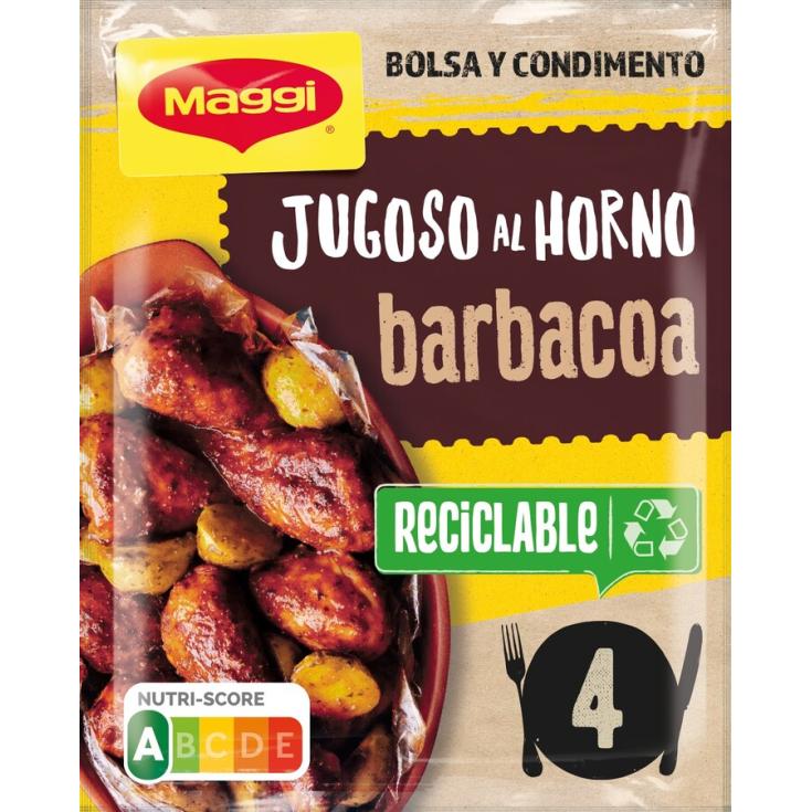 SAZONADOR SABOR BARBACOA, 30G MAGGI