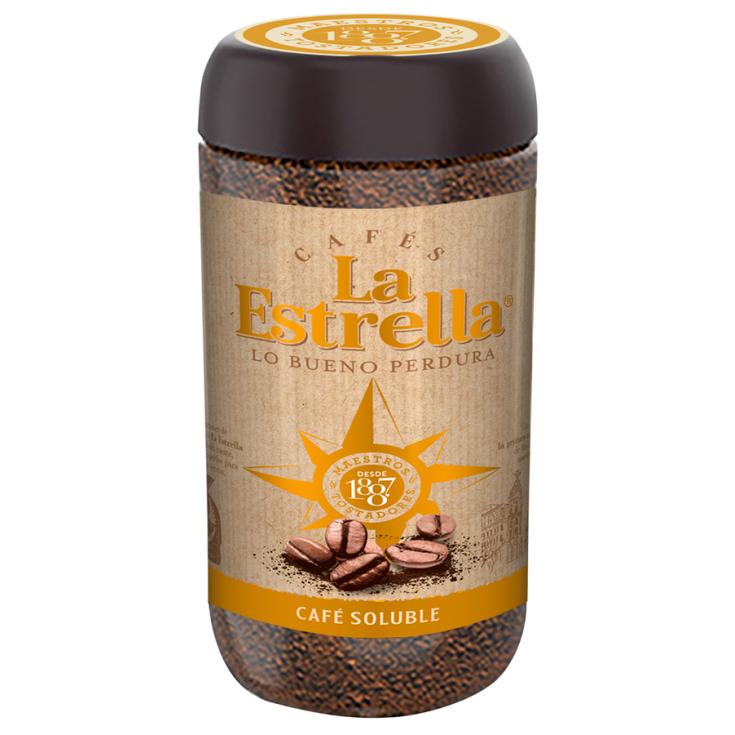 CAFE SOLUBLE NATURAL, 190G LA ESTRELLA