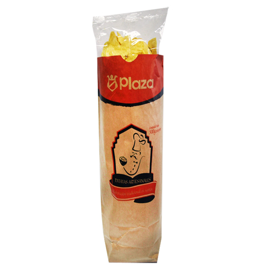 PATATAS FRITAS EN ACEITE , 250GR PLAZA