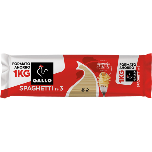 ESPAGUETTI 3, 1KG GALLO