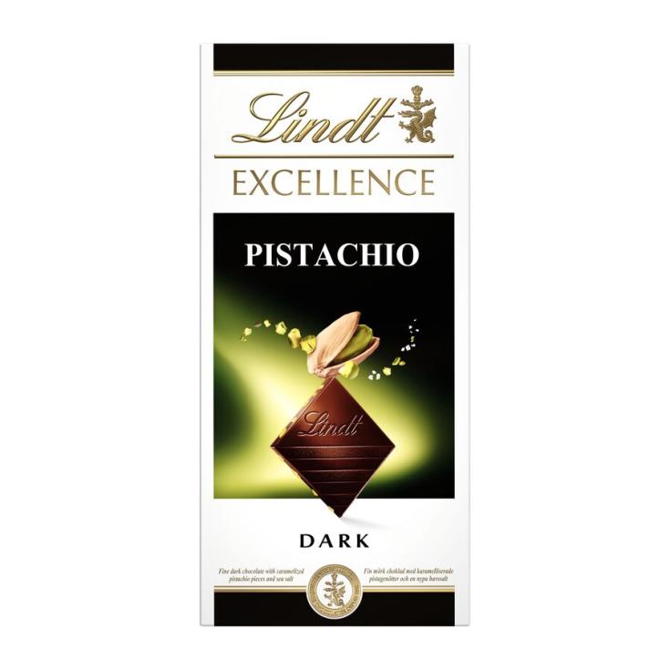 CHOCOLATE EXCELLENCE PISATACHO, 100G LINDT
