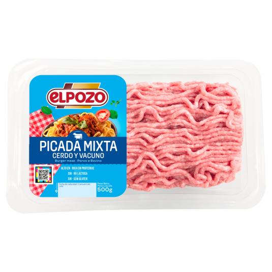 CARNE PICADA MIXTA , 500G EL POZO