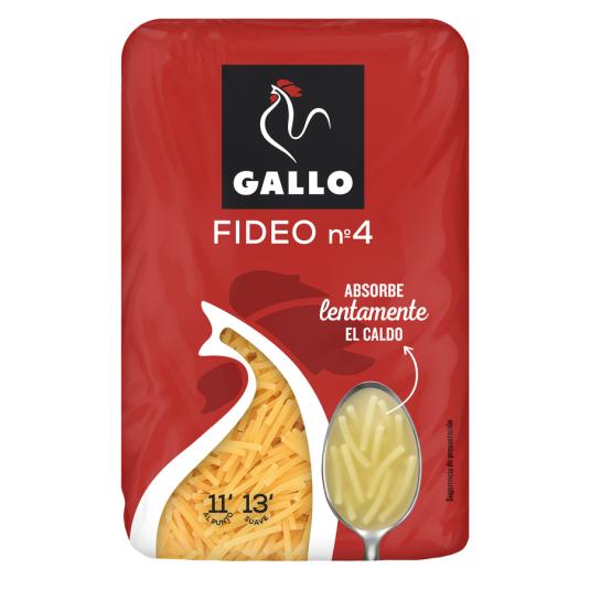 FIDEO Nº 4, 450GR GALLO