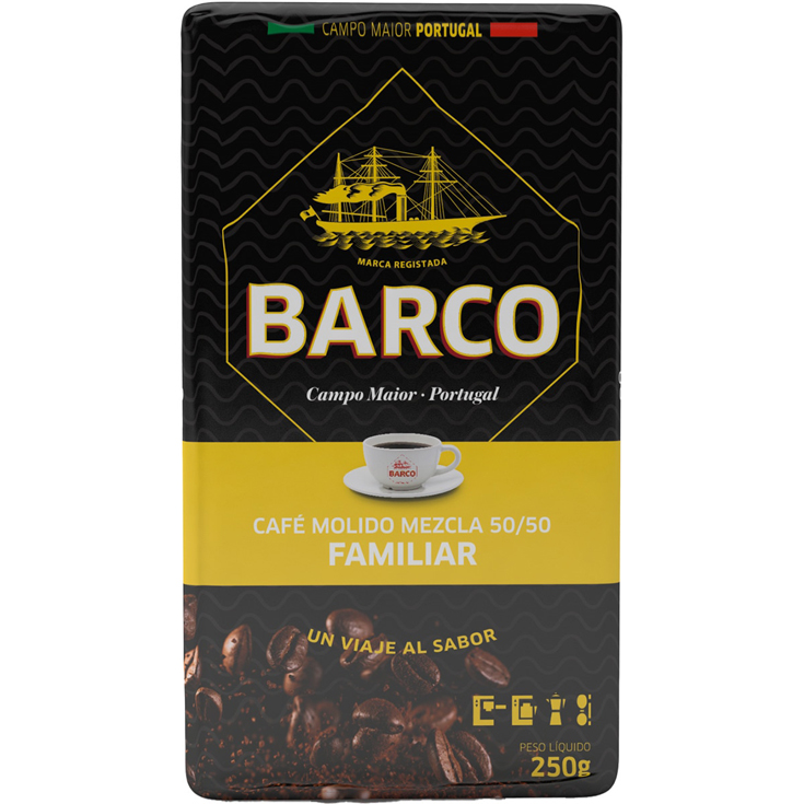 CAFE MOLIDO MEZCLA, 250G BARCO