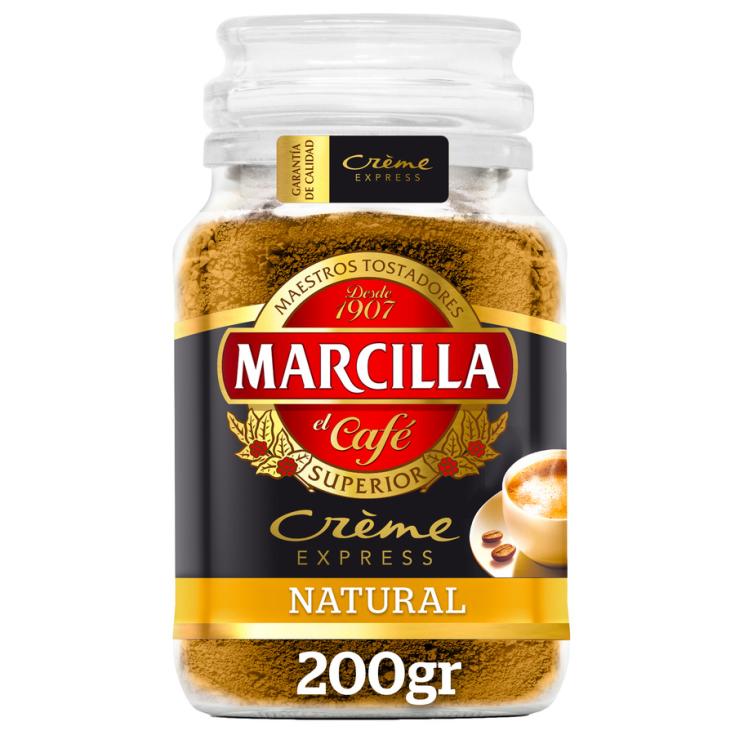 CAFE SOLUBLE CREME NATURAL, 200GR MARCILLA