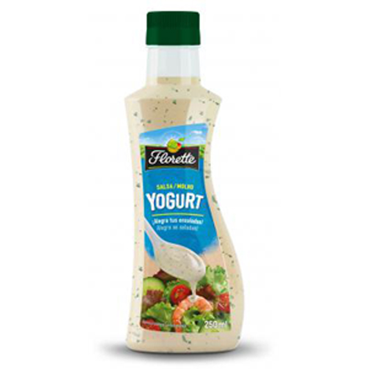 SALSA DE YOGUR, 250G FLORETTE