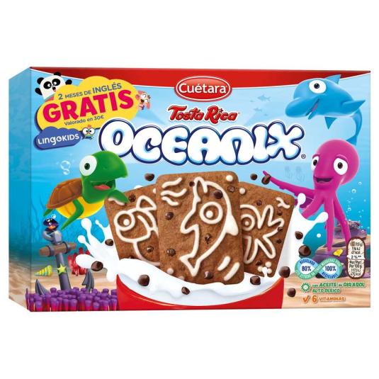 GALLETAS TOSTARICA OCEANIX, 400G CUETARA