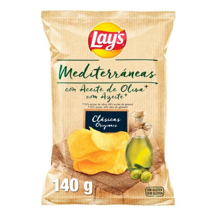 PATATAS FRITAS MEDITERRANEAS, 150GR LAYS