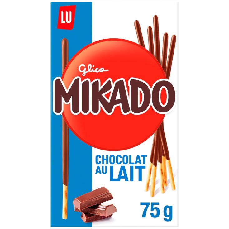 PALITOS CHOCOLATE CON LECHE, 75G MIKADO