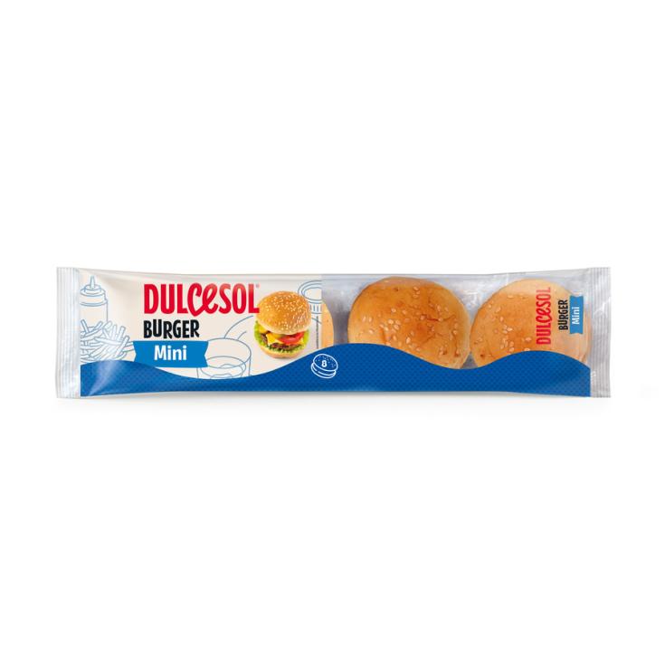 MINI PAN DE HAMBURGUESA, 8UNID DULCESOL
