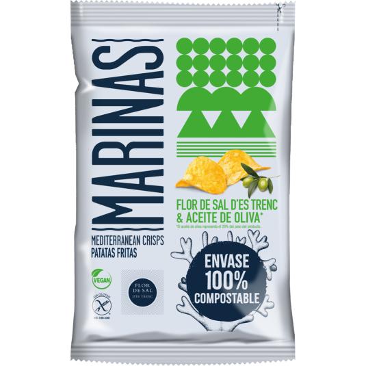 CHIPS MARINAS EN ACEITE OLIVA, 135G VIDAL