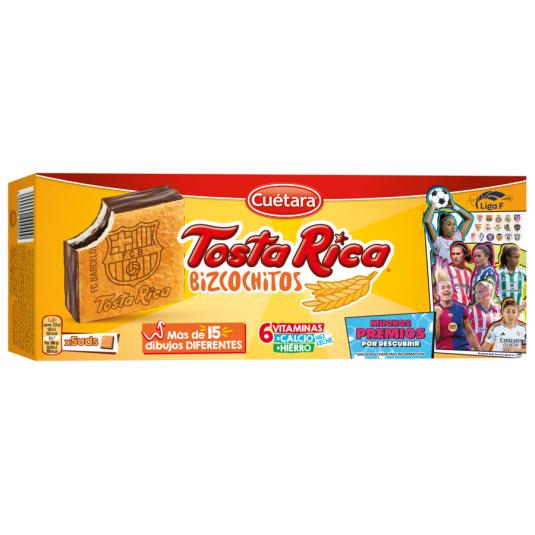 BIZCOCHITOS TOSTARICA 5 UND , 125GR CUETARA